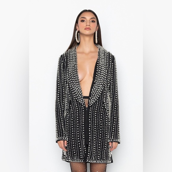 DAVINCI LONG PEARL WORK BLAZER - Picture 3 of 7